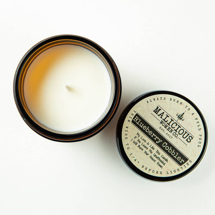 Malicious Candle Co.-  Crazy Cat Lady - Scent: Clean Linen