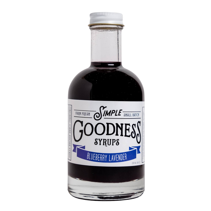 Simple Goodness Syrups: Blueberry Lavender