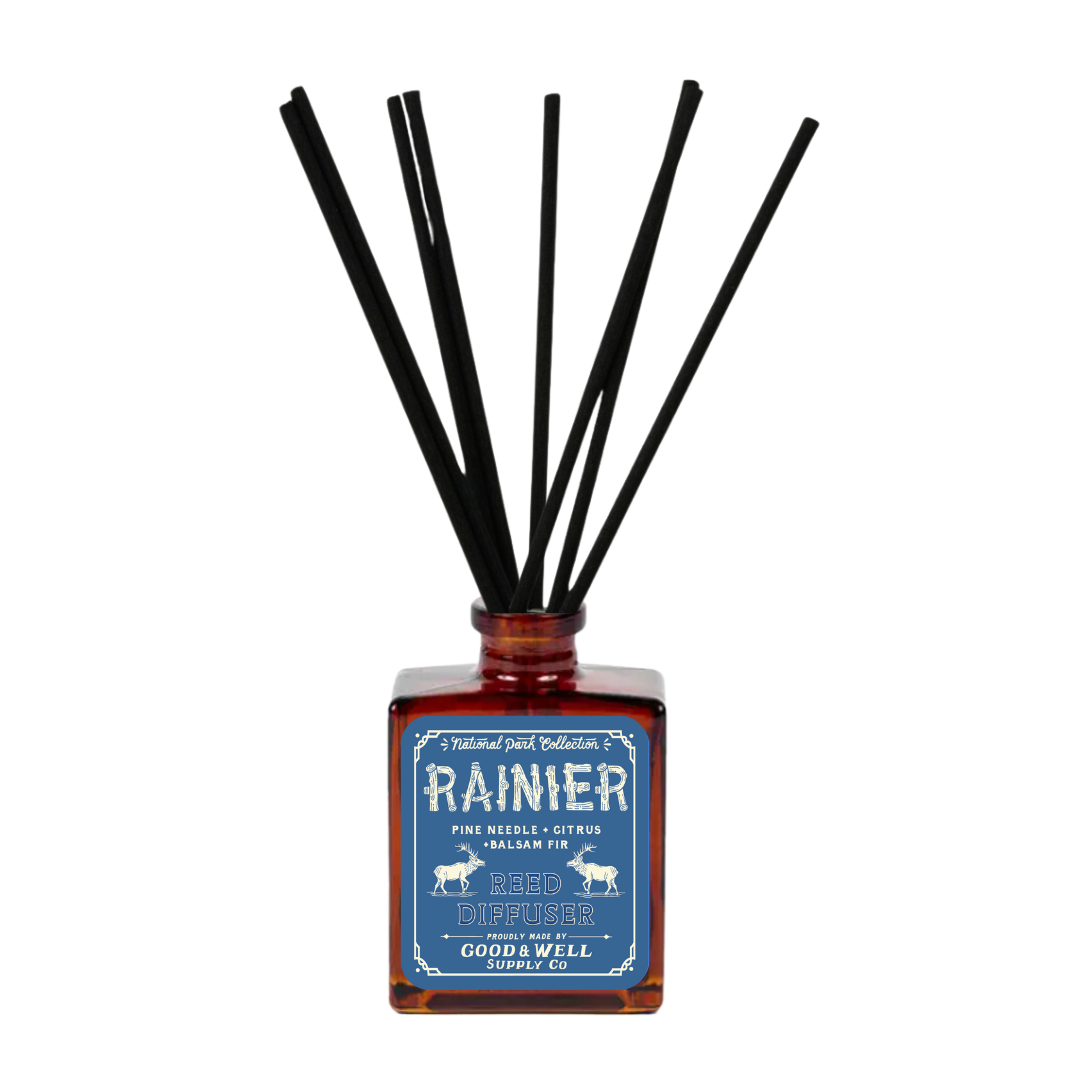 Rainier National Park Reed Diffuser – Pine & Moss