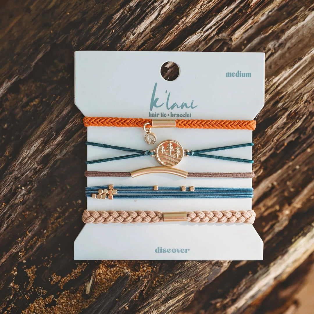 Hair Ties + Bracelets- Discover Medium