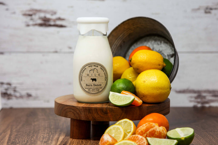 Milk Bottle Candle 13 oz: Brown Sugar & Fig