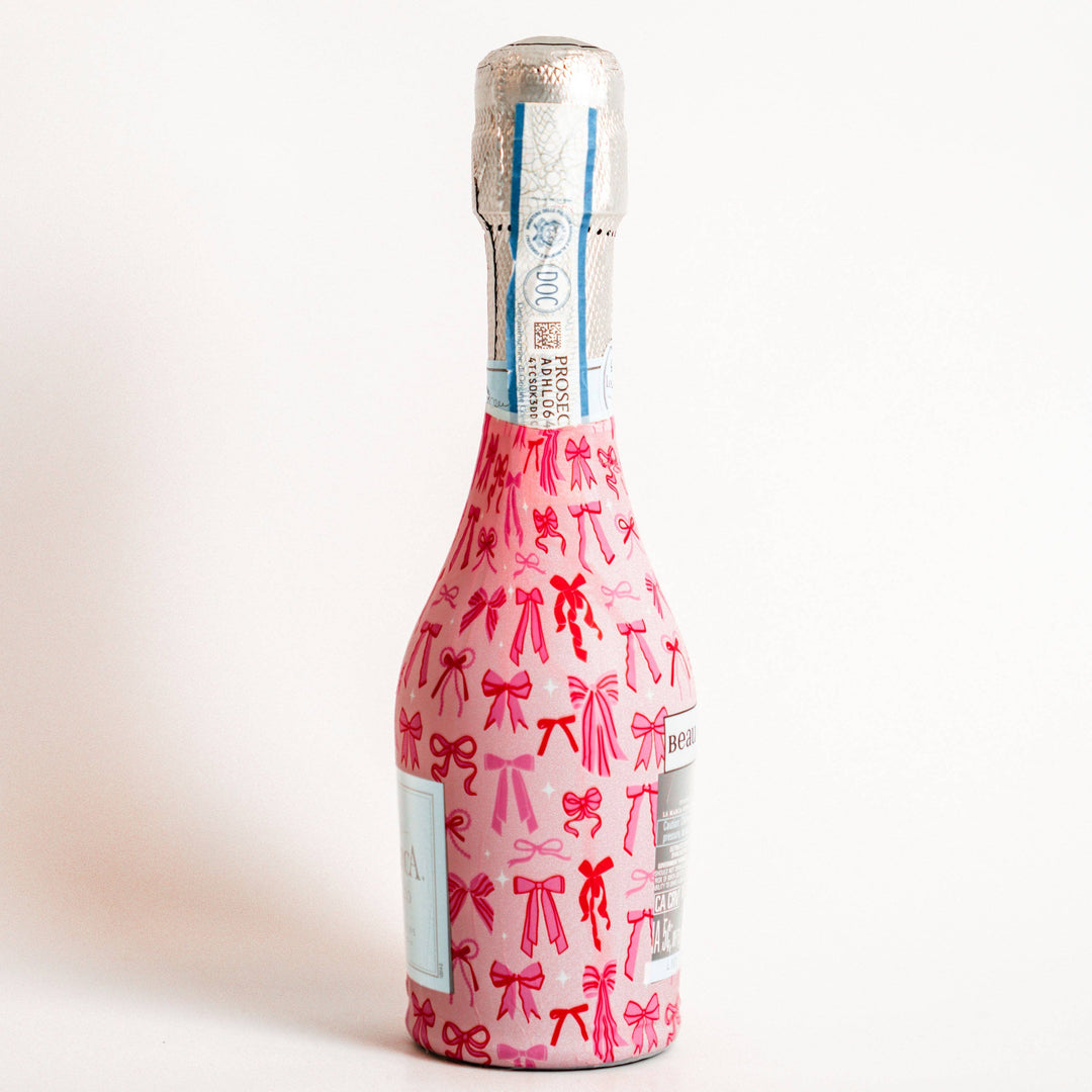 Beau Bottles Pretty in Bows - MINI Prosecco Collection-Six Pack - Pine &amp; Moss