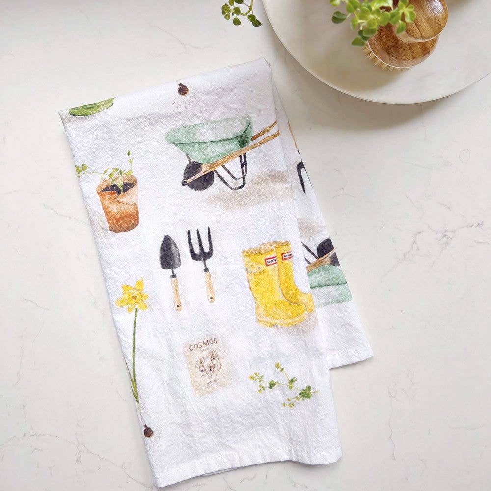 Emily Lex- Gardening Tea Towel