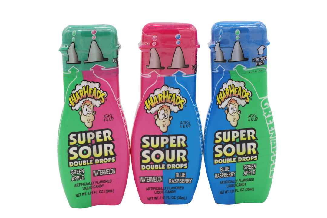 Warheads Double Sour Drops, 1.01oz