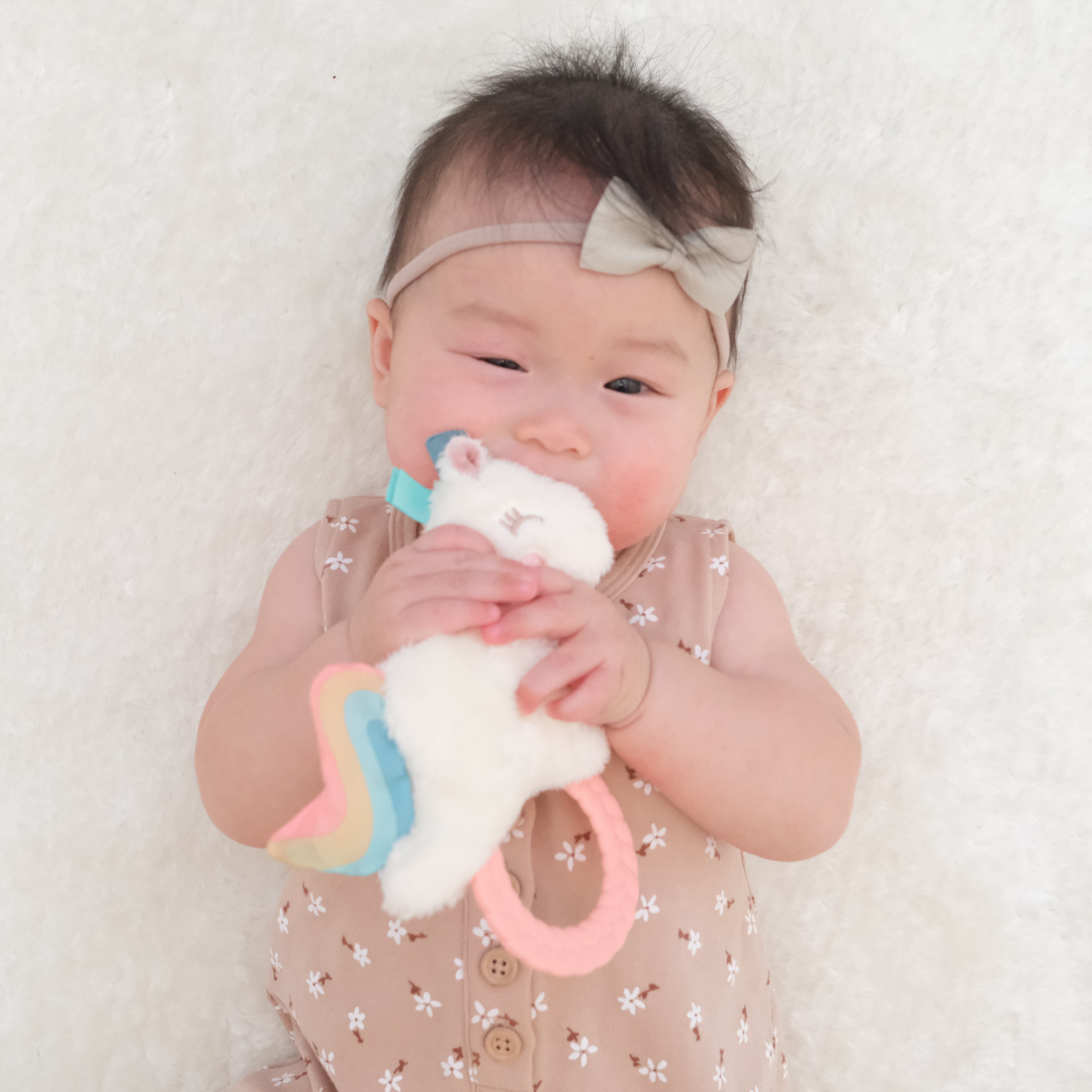 Ritzy Rattle Pal™ Plush Rattle Pal with Teether: Unicorn