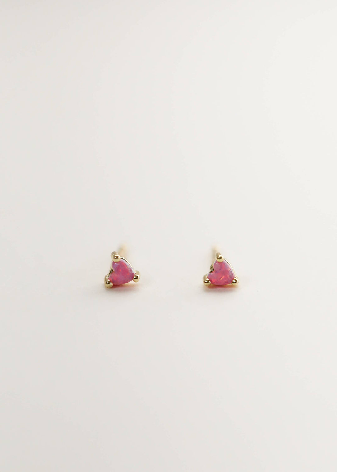 JaxKelly Tiny Pink Opal Heart
