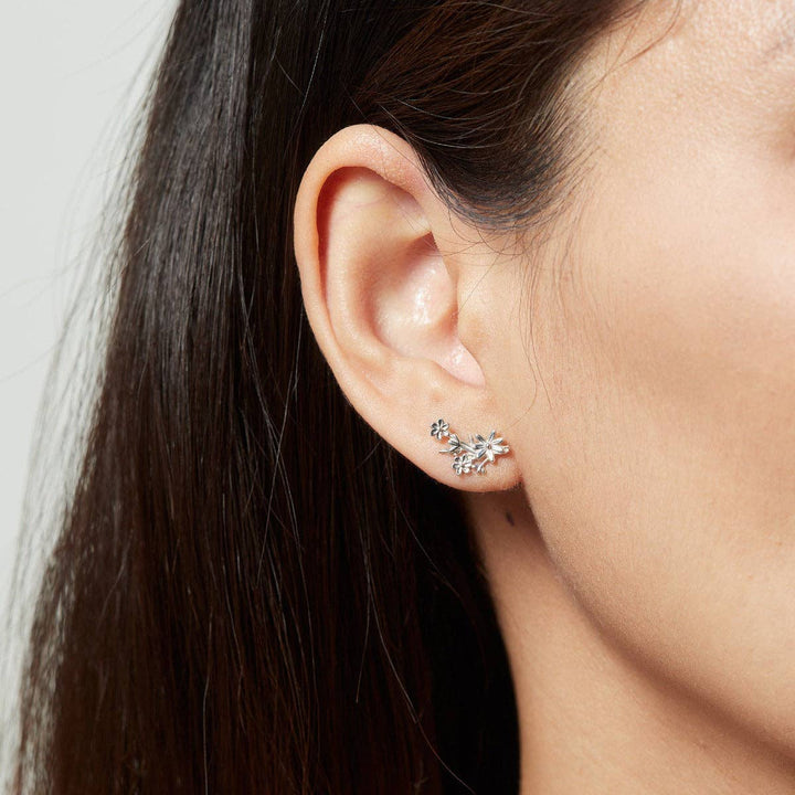 Flower Bouquet Studs (EDA 9144) - Pine & Moss