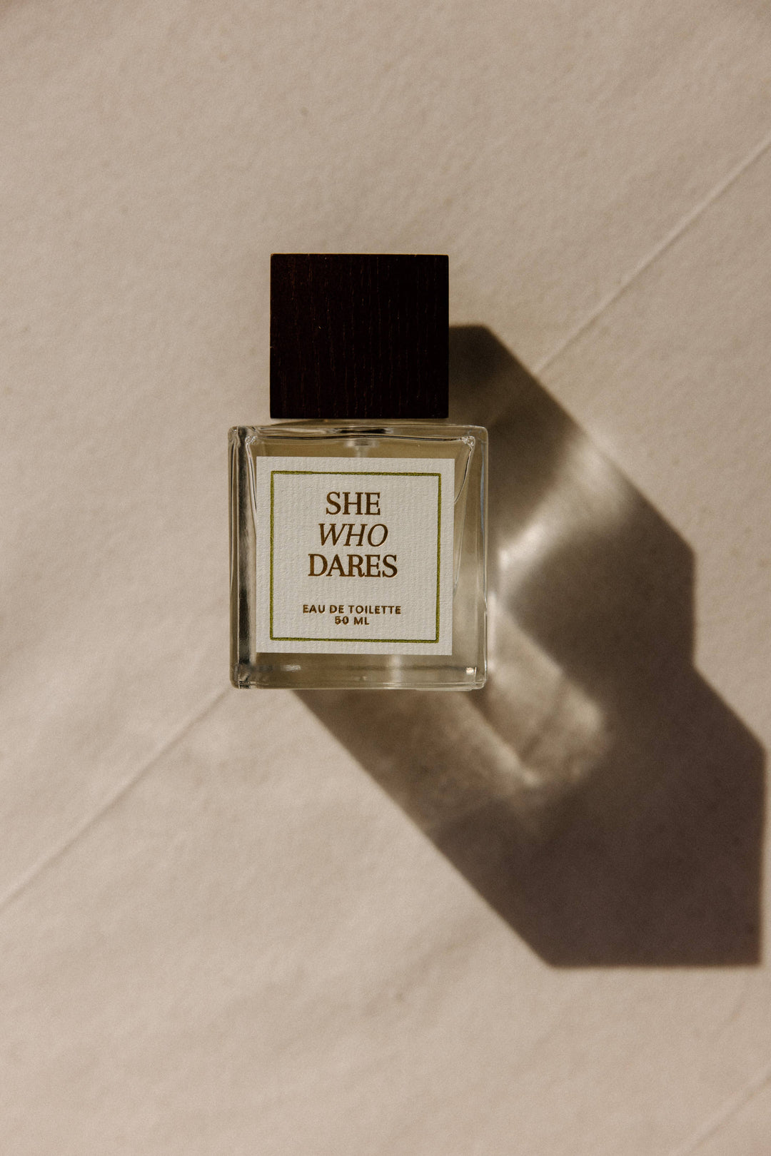 "She Who Dares" Eau de Toilette | Perfume | WOOD Cap