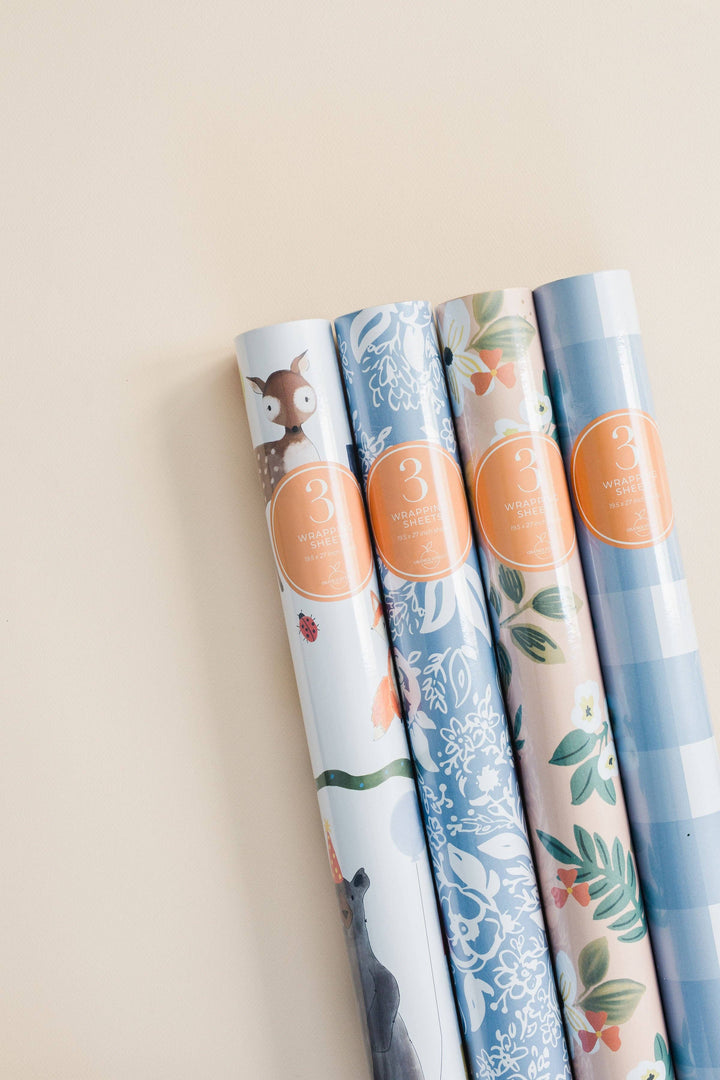 Orange Paper Co.-  Floral Wrapping Sheets