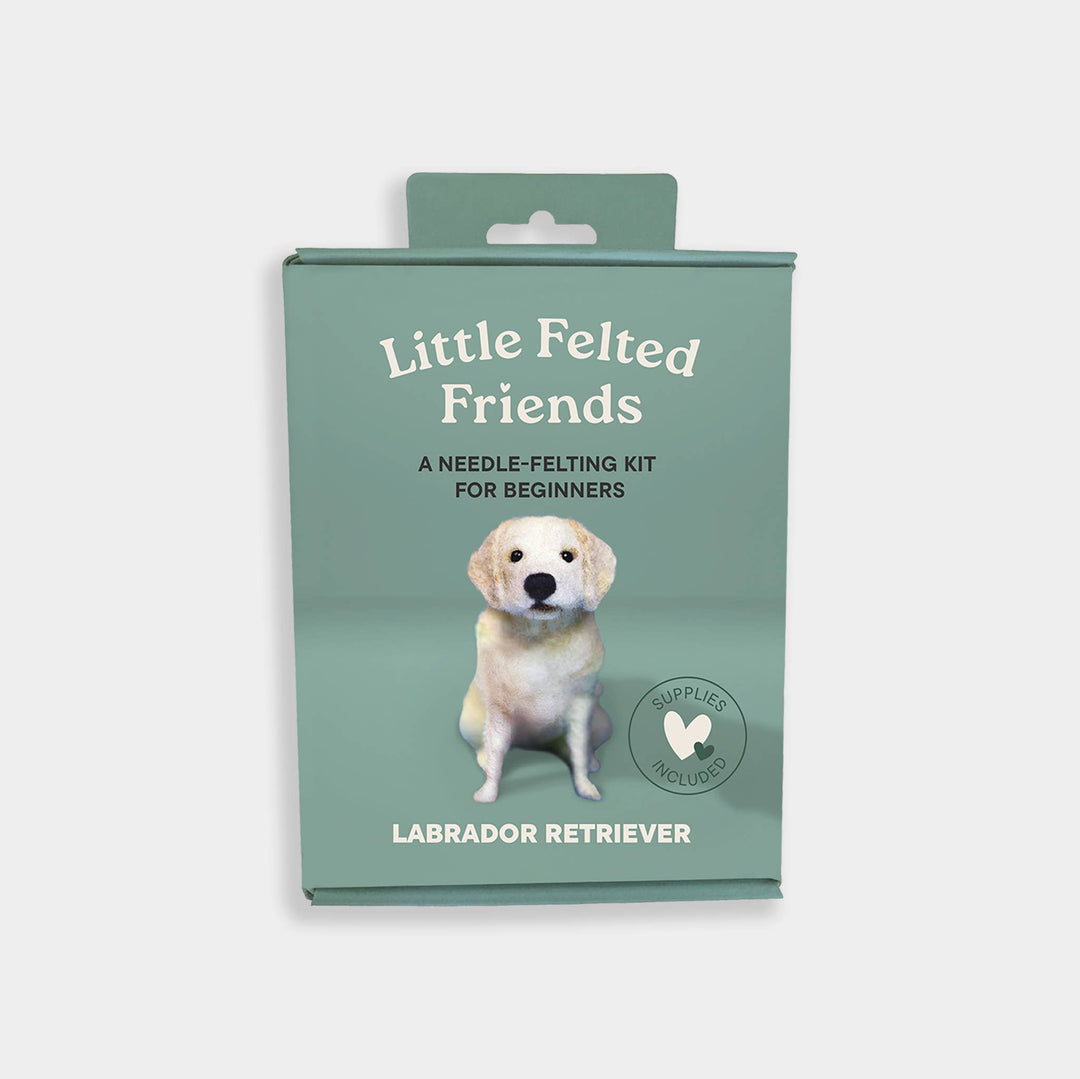 Little Felted Friends: Labrador Retriever Needle-Felting Kit