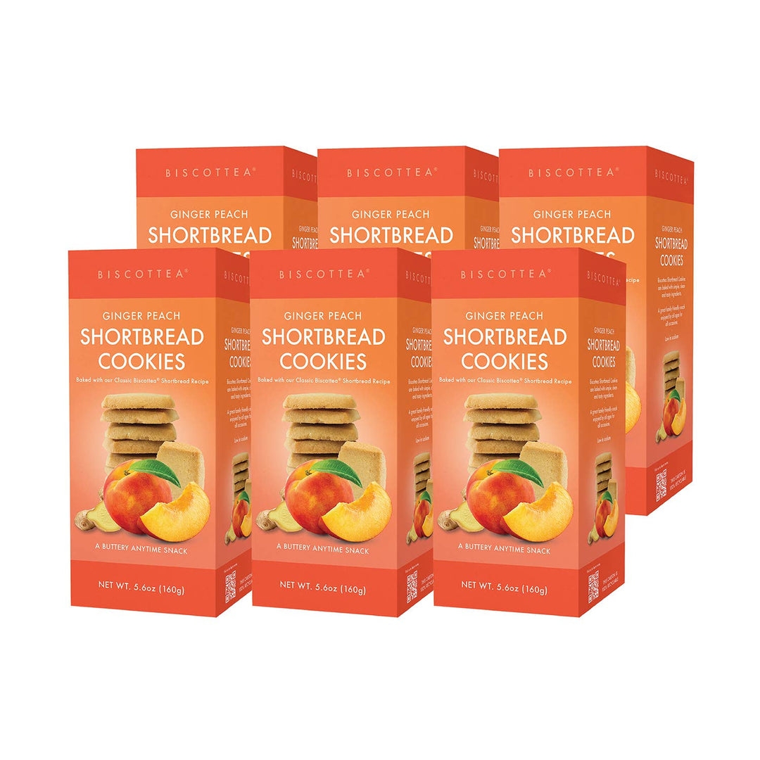 Biscottea Ginger Peach Shortbread