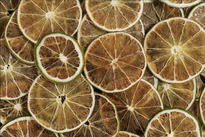 Dehydrated Lime Garnish