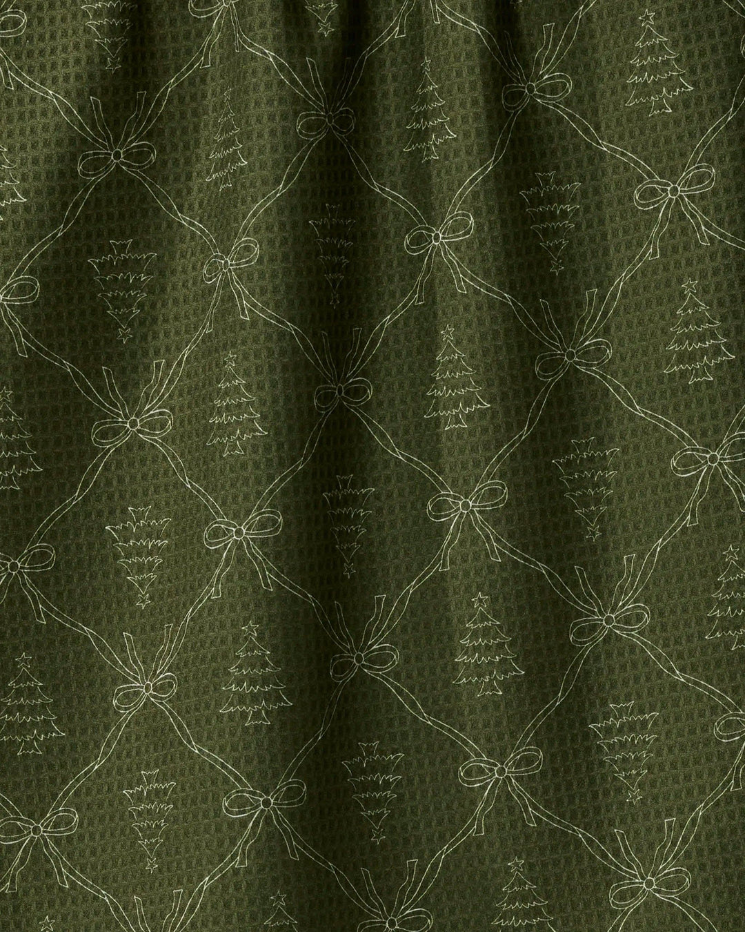 Geometry Cedar Bows Luxe Kitchen Towel