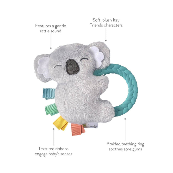 Ritzy Rattle Pal™ Plush Rattle Pal with Teether: Unicorn