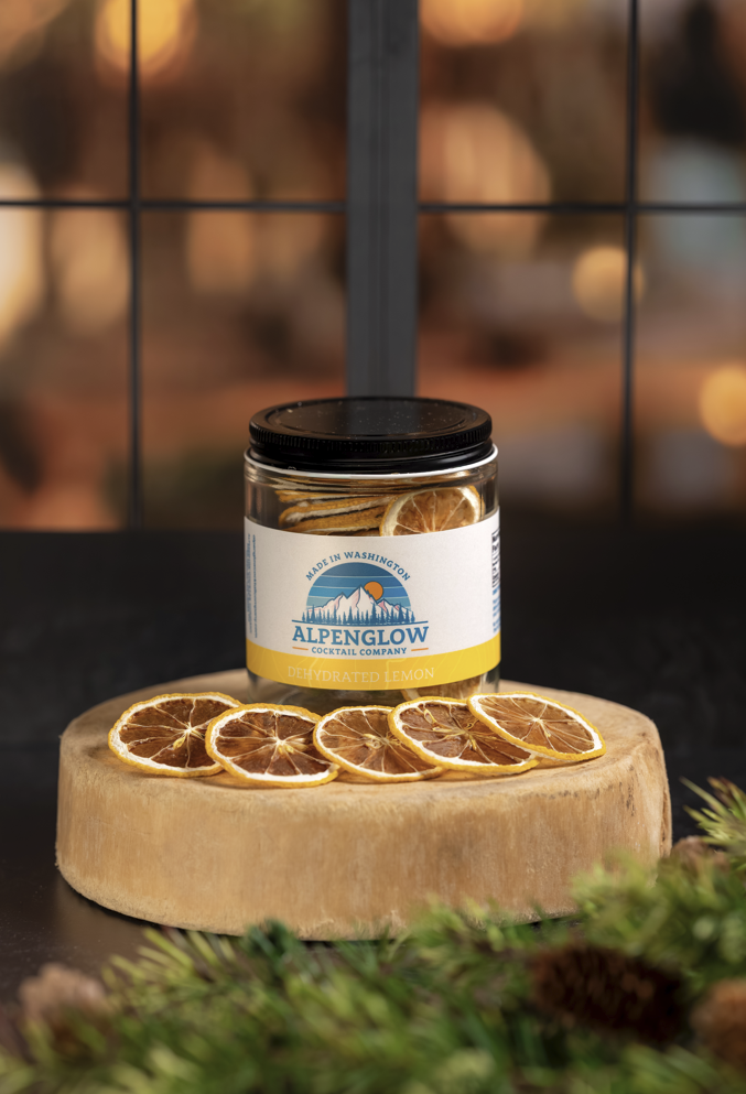 Dehydrated Lemon Garnish