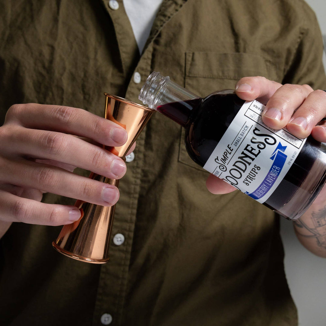 Simple Goodness Syrups: Blueberry Lavender