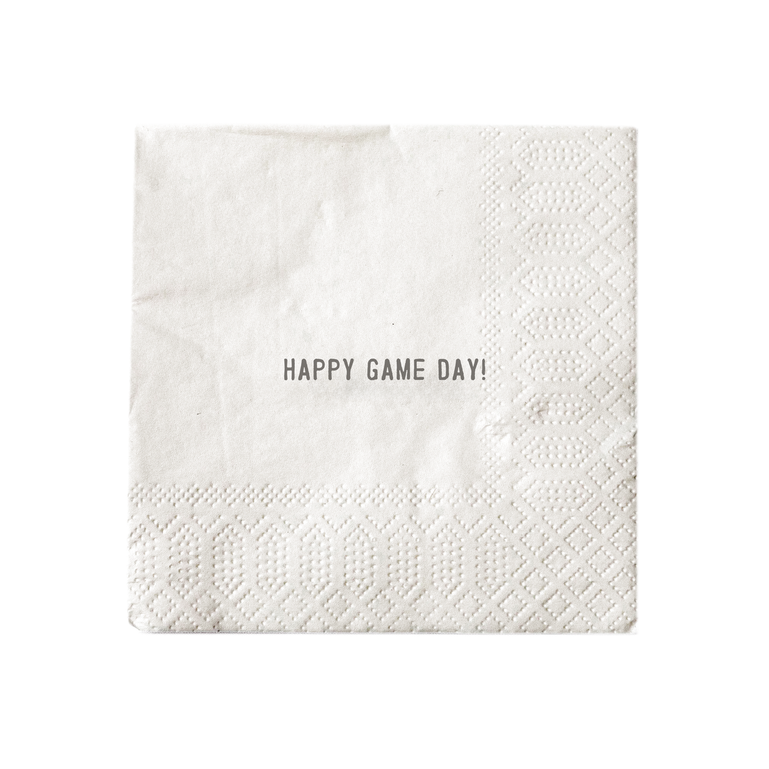 Game Day Edition Cocktail Napkins: Three Styles To Choose From