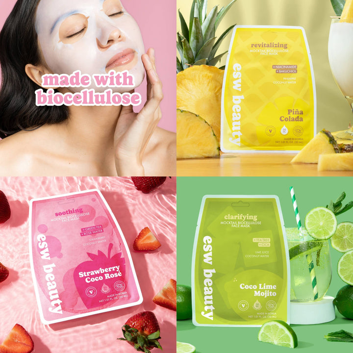 Winter Mocktail Bar Mocktail Mask Set