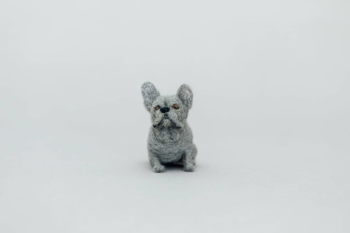 Little Felted Friends: French Bulldog Needle-Felting Kit