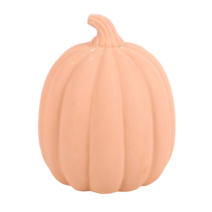 Terracotta Halloween Pumpkin Decoration- 15cm