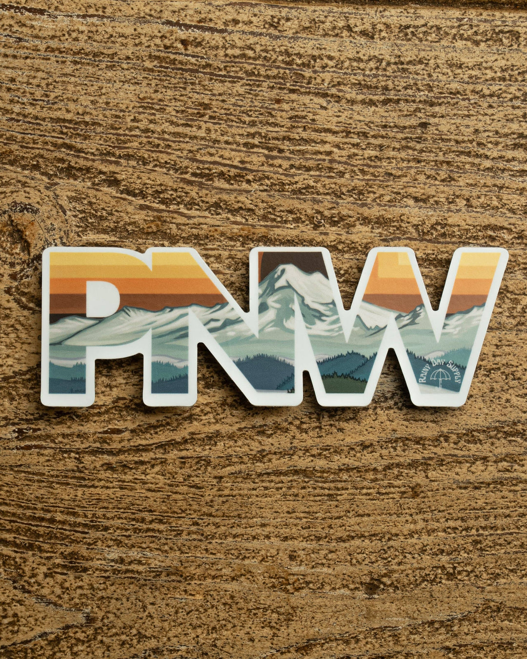 Retro PNW Sticker