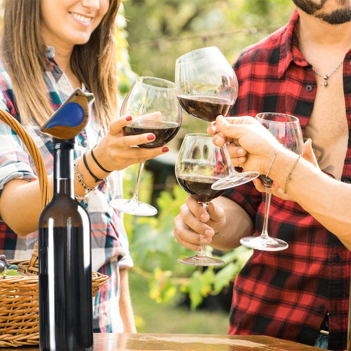 Songbird Specialties® "Singing" Wine Bottle Pourer-Blue