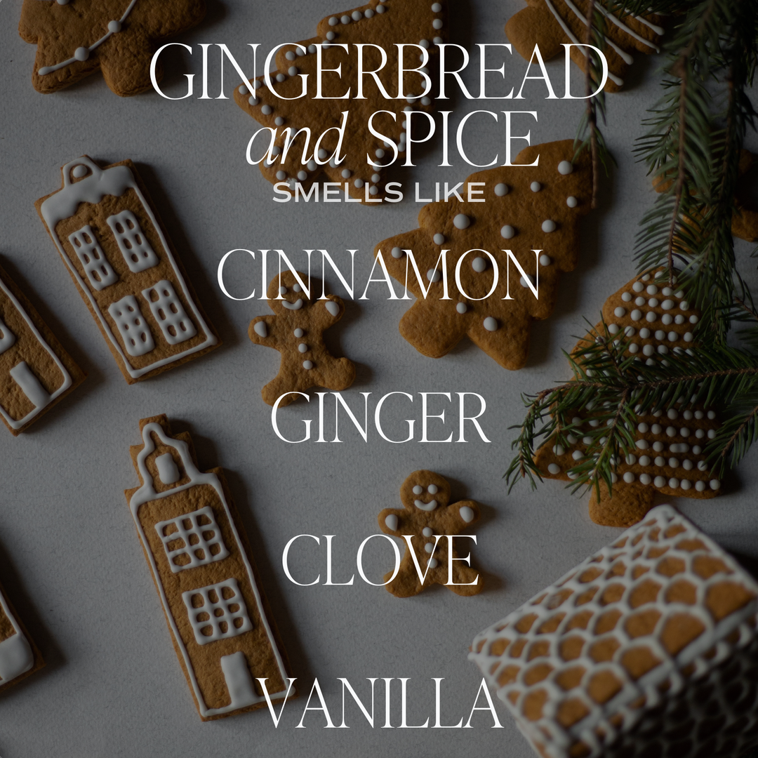 Gingerbread and Spice Soy Candle - Pine & Moss