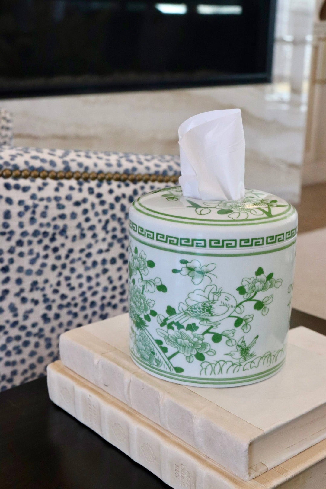 House of Happy- The Jade Tissue Vessel - Pine & Moss