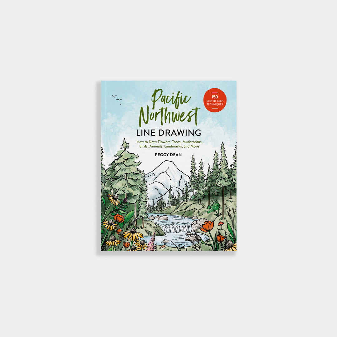 Pacific Northwest Line Drawing-How to Draw Book
