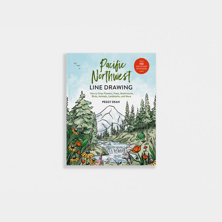 Pacific Northwest Line Drawing-How to Draw Book