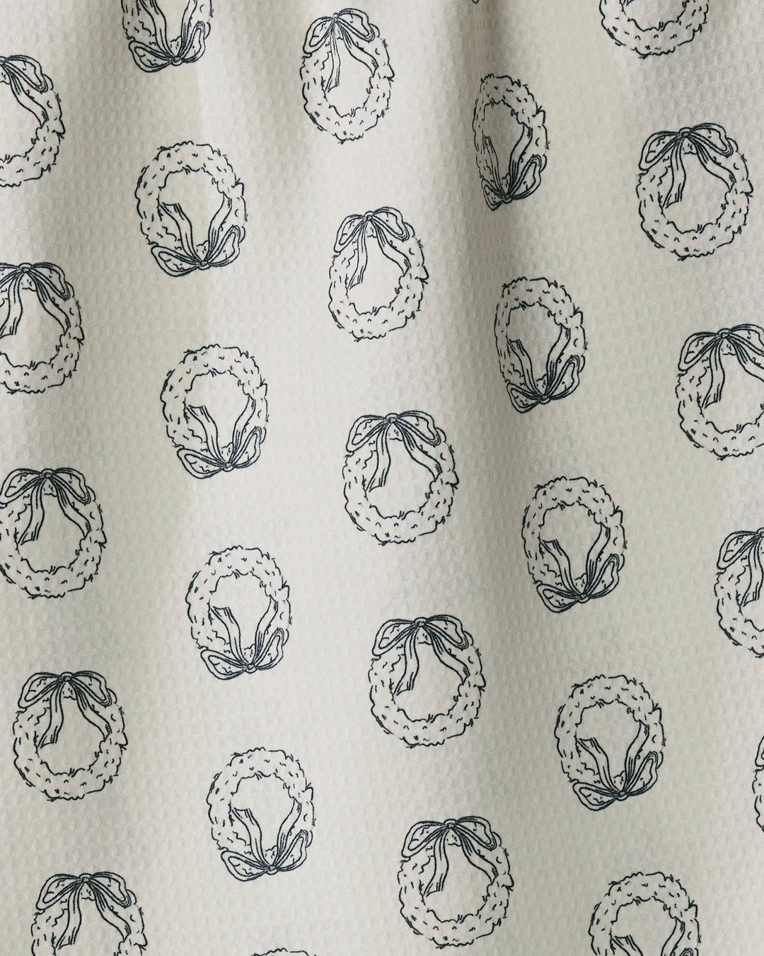 Geometry Evergreen Sketches Luxe Kitchen Towel - Holiday 2026