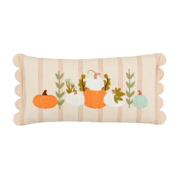 Scallop Pumpkin Pillow- 2 Sizes