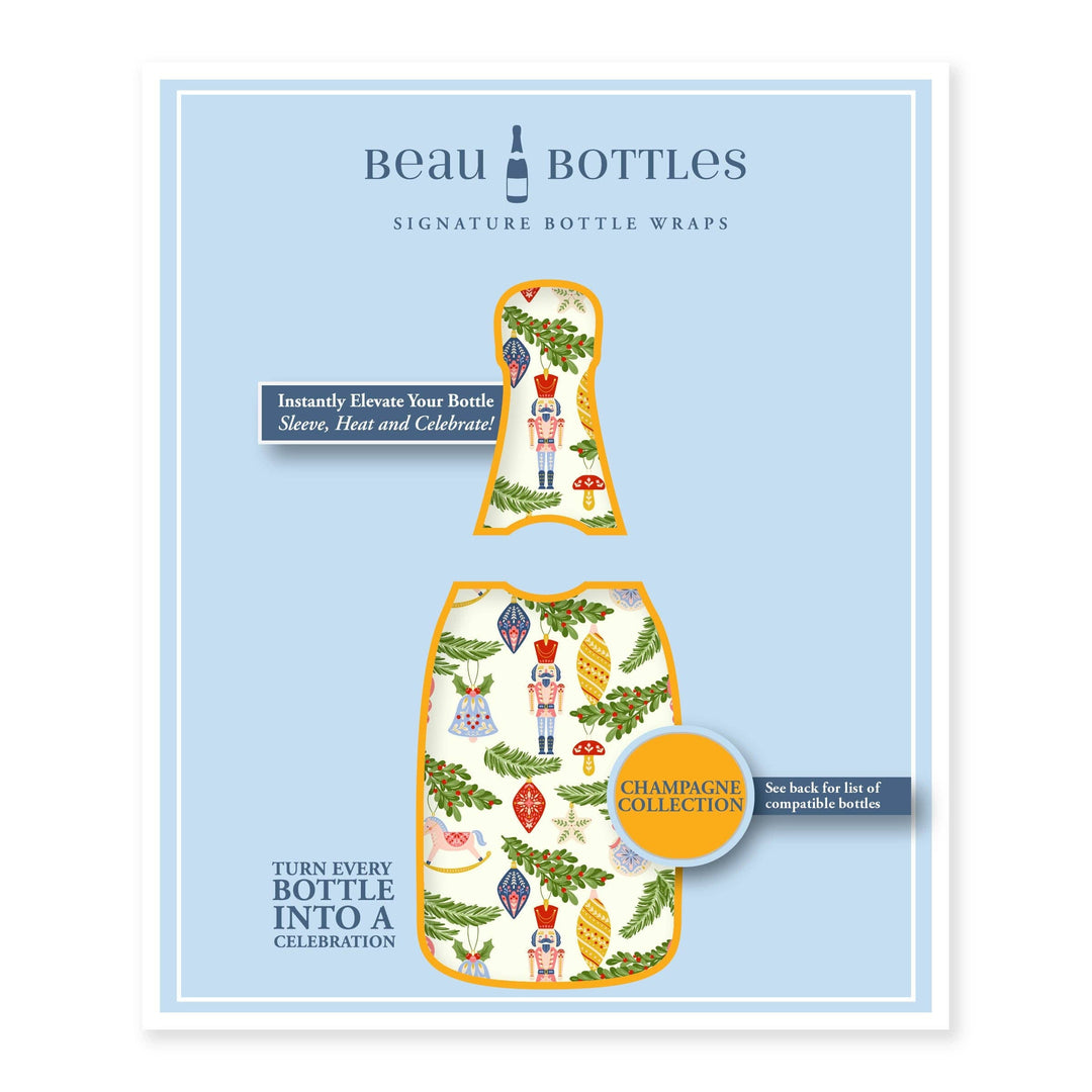 Beau Bottles Merry Little Ornaments - Champagne Collection
