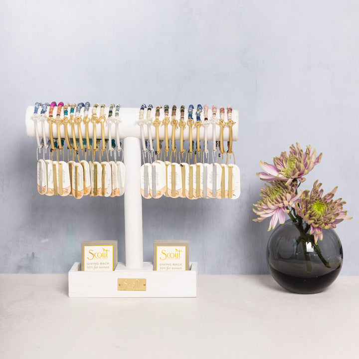 Hidden Message Bracelet - Amazing/Labradorite/Silver - Pine & Moss