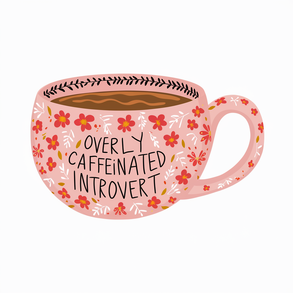 OVERLY CAFFINATED INTROVERT - Pine & Moss