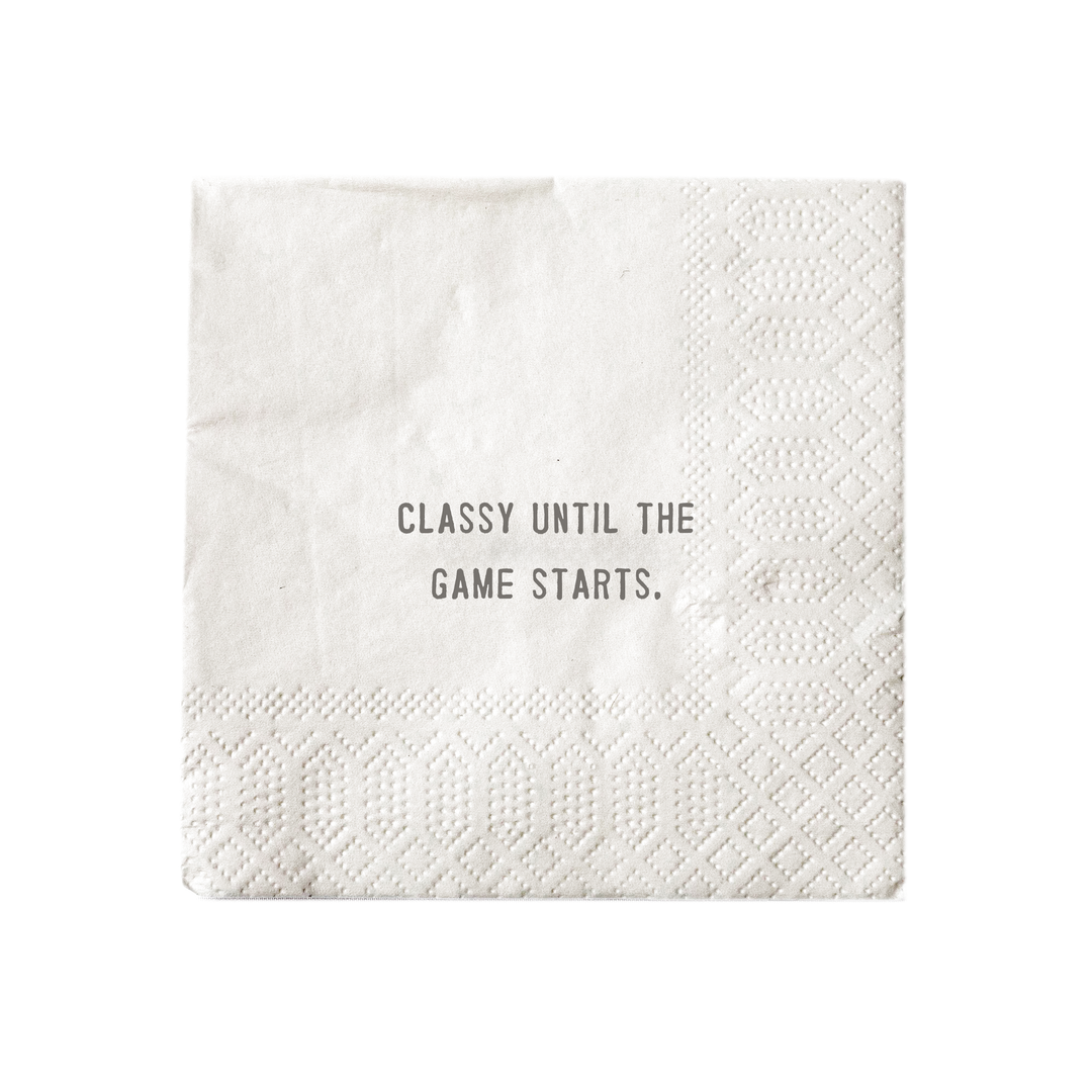 Game Day Edition Cocktail Napkins: Three Styles To Choose From