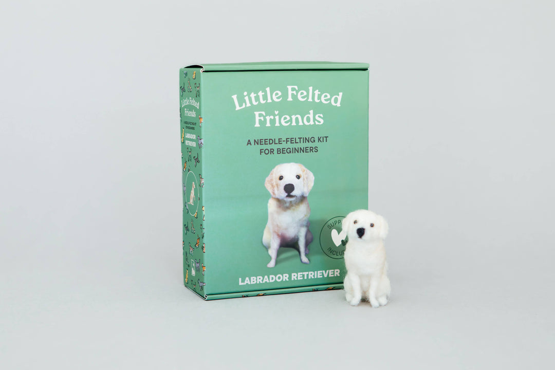 Little Felted Friends: Labrador Retriever Needle-Felting Kit
