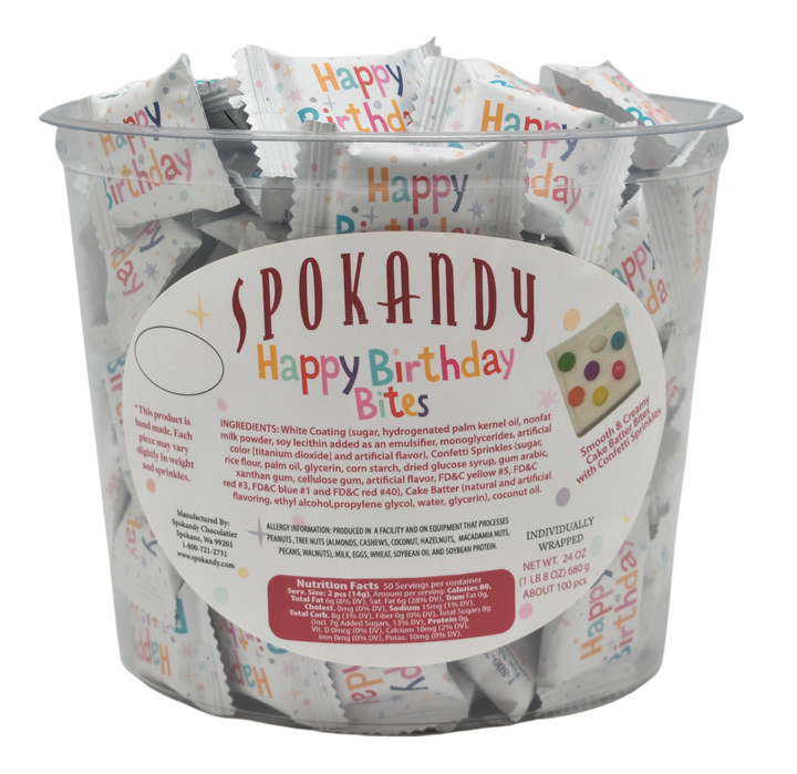 Spokandy- Happy Birthday Bites