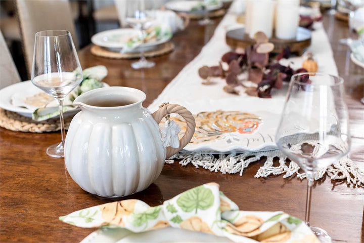 White Pumpkin Pitcher