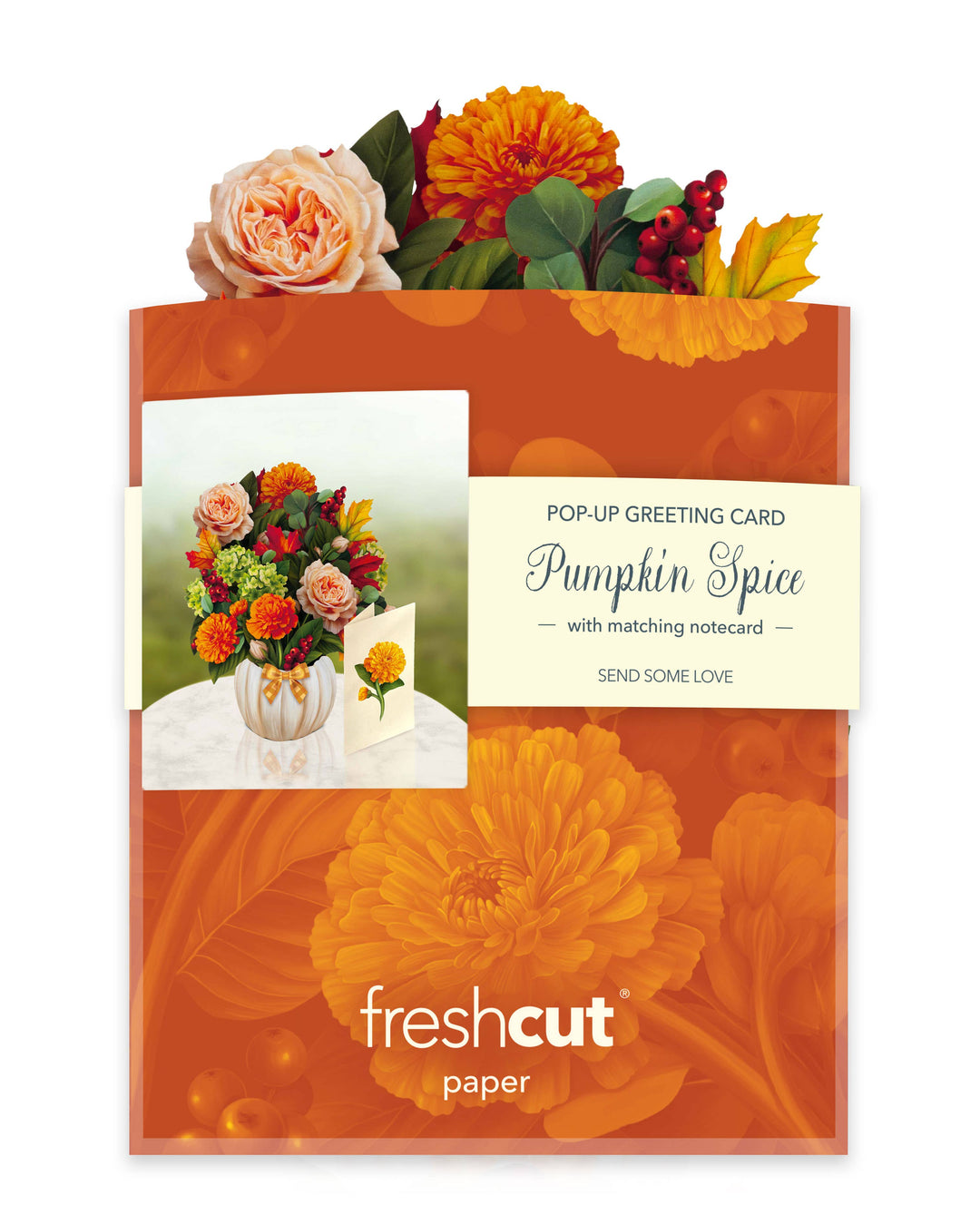 Mini Pumpkin Spice Pop-up Greeting Cards