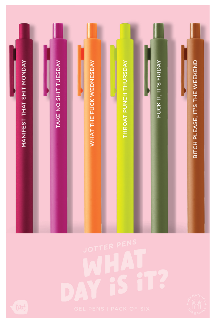 Jotter Sets - What Day Is It? 6 Pack
