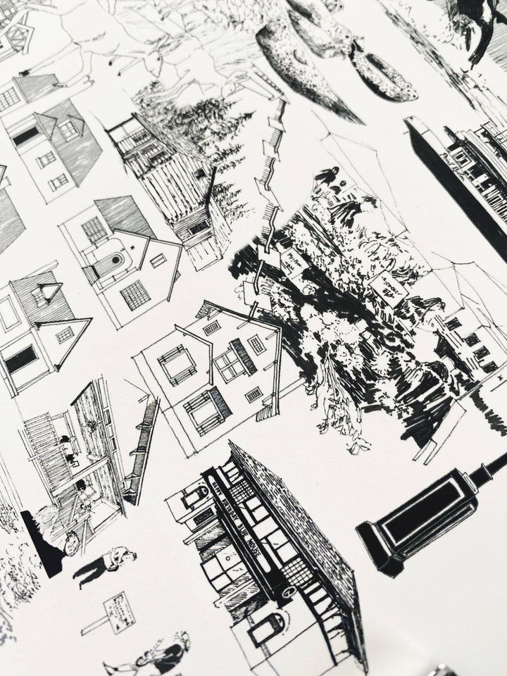 TACOMA Washington "Just Charms": PRINT