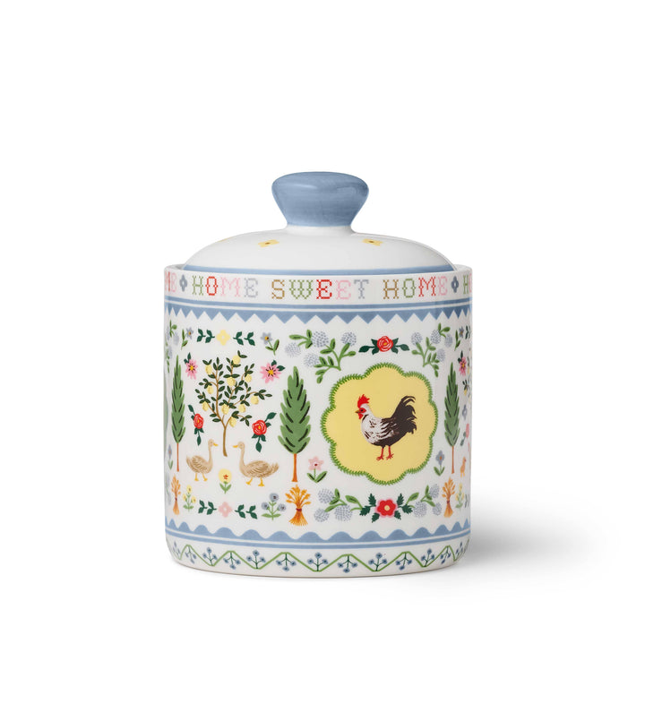 Home Sweet Home Porcelain Canister