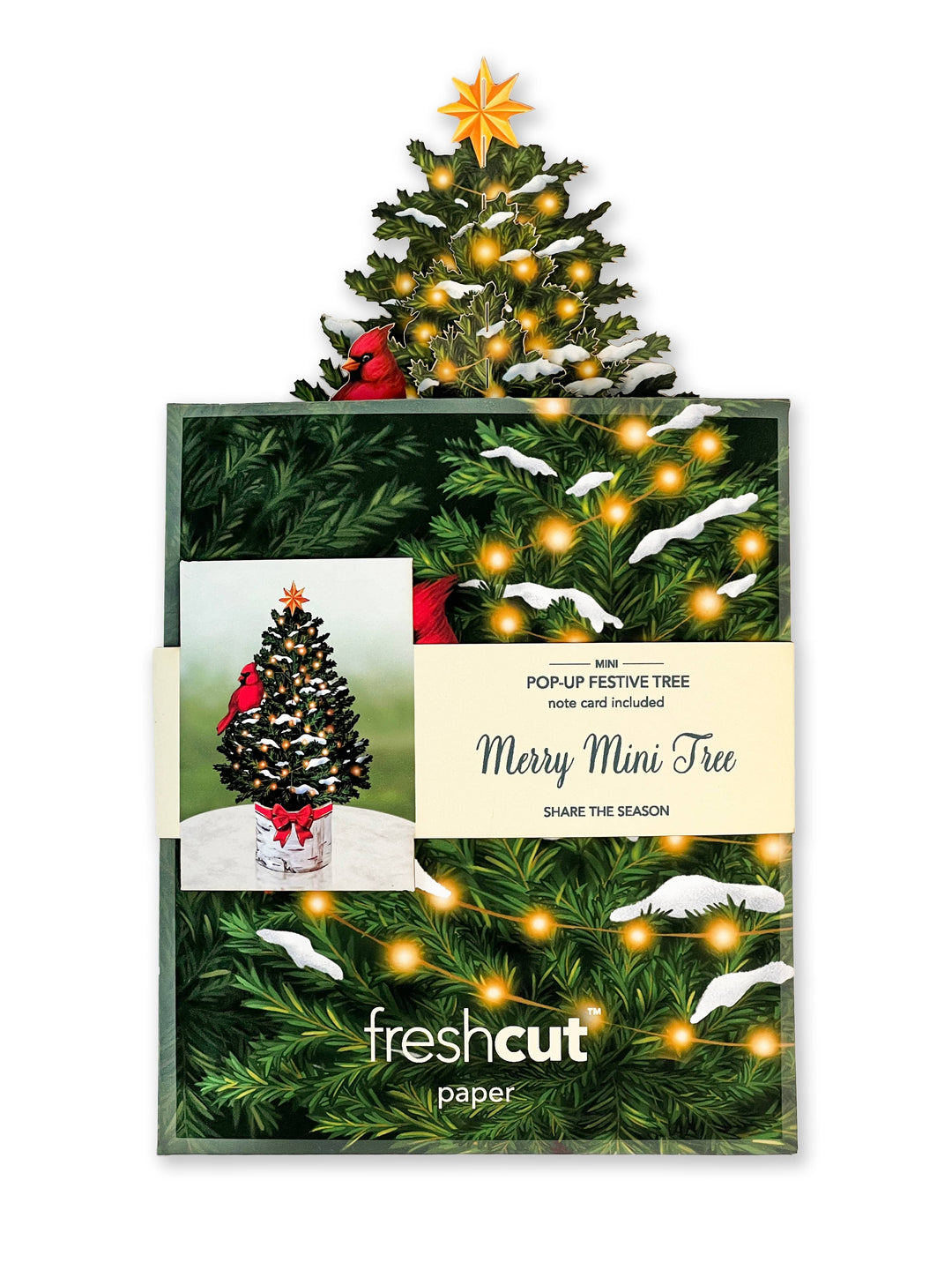 Merry Mini Tree Mini Pop-up Greeting Card