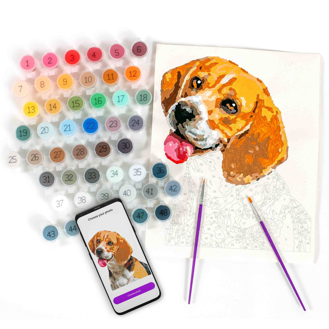 Paint your Photo by Number | Pets Edition - Pine & Moss