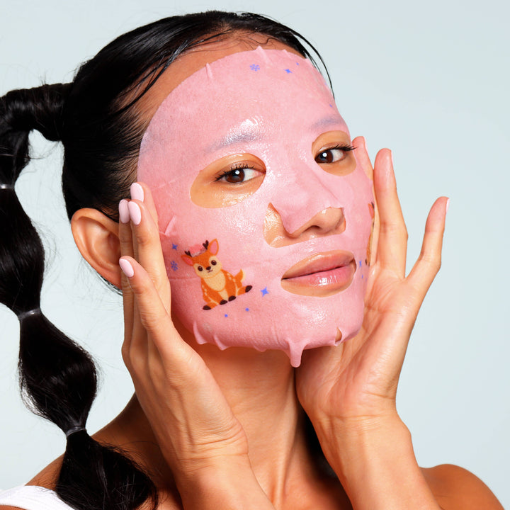 Winter Wonder Animal Facial Mask- Sold Individually