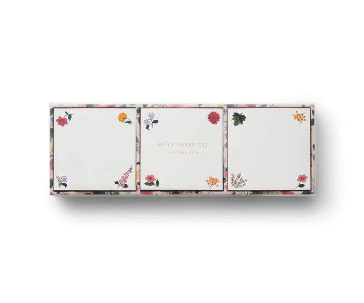 Rifle Paper Co. Dahlia Notepad Trio