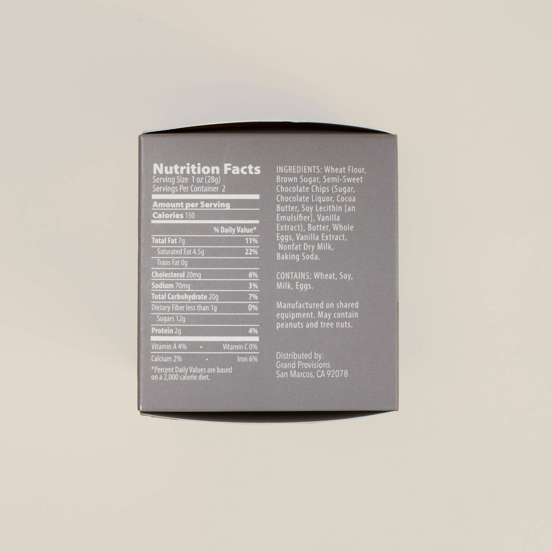 Chocolate Chip Crunchy Cookies (2 oz)