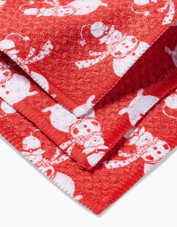 Geometry Smiley Frosty Dishcloth Set