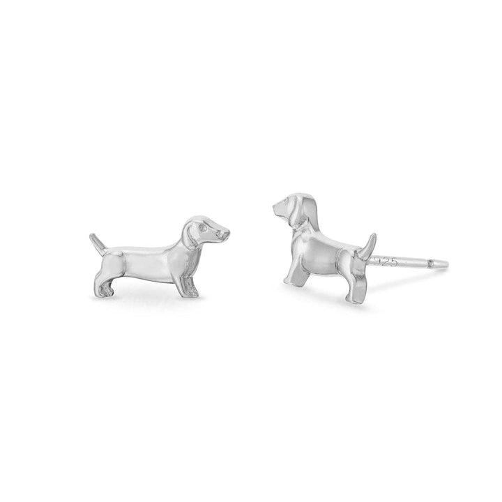 Weenie Dog Studs (ES 2604) - Pine & Moss